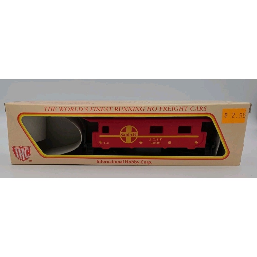 HO Scale train "SANTA FE" Red Box Car IHC #940625 NIB